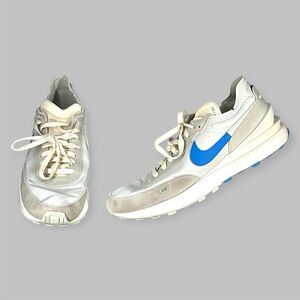 Nike Waffle One SE Low Split - Light Silver Photo Blue DZ2527-001 Men’s Size 10